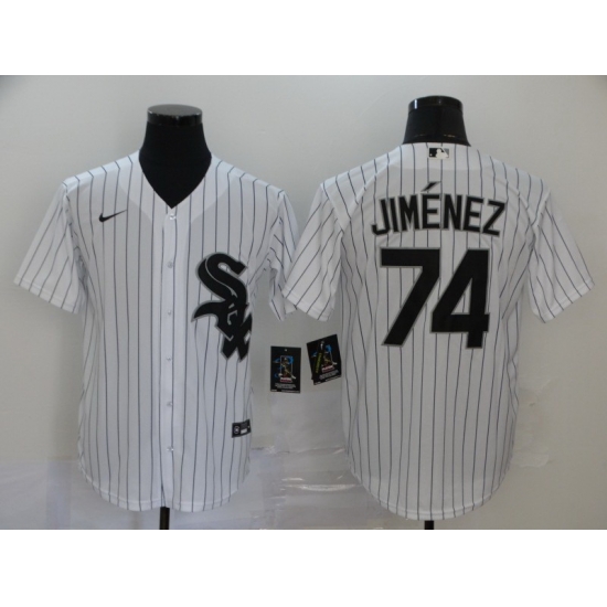 White Sox 74 Eloy Jimenez White 2020 Nike Cool Base Jersey White Sox 74 Eloy Jimenez White 2020 Nike Cool Base Jersey