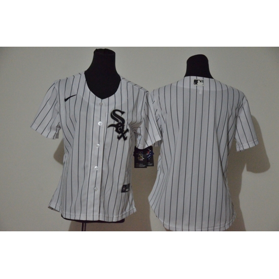 Women White Sox Blank White Women Cool Base Jersey Women White Sox Blank White Women Cool Base Jersey