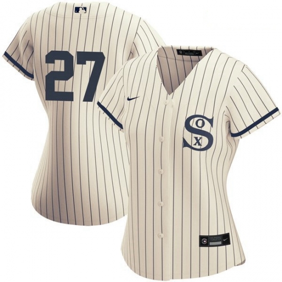 Women Chicago White Sox Field of Dreams 27 Lucas Giolito Cream Jersey Women Chicago White Sox Field of Dreams 27 Lucas Giolito Cream Jersey