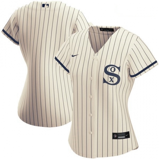 Women Chicago White Sox Field of Dreams Blank Cream Jersey Women Chicago White Sox Field of Dreams Blank Cream Jersey