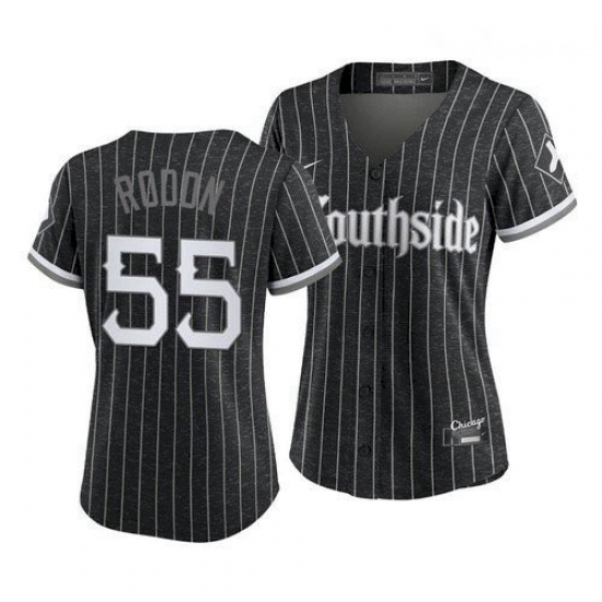Women Chicago White Sox Southside Carlos Rodon Black 2021 Replica Jersey Women Chicago White Sox Southside Carlos Rodon Black 2021 Replica Jersey