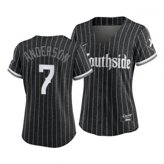 Women Chicago White Sox Southside Tim Anderson 2021 City Connect Jersey Women Chicago White Sox Southside Tim Anderson 2021 City Connect Jersey