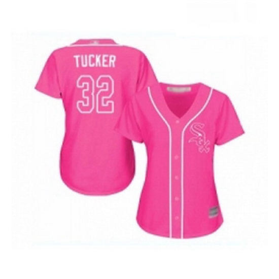 Womens Chicago White Sox 32 Preston Tucker Replica Pink Fashion Cool Base Baseball Jersey Womens Chicago White Sox 32 Preston Tucker Replica Pink Fashion Cool Base Baseball Jersey