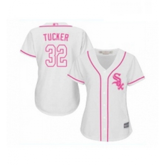 Womens Chicago White Sox 32 Preston Tucker Replica White Fashion Cool Base Baseball Jersey Womens Chicago White Sox 32 Preston Tucker Replica White Fashion Cool Base Baseball Jersey