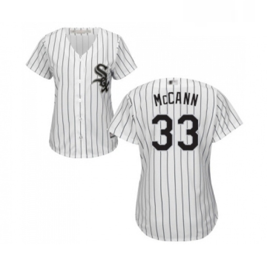 Womens Chicago White Sox 33 James McCann Replica White Home Cool Base Baseball Jersey Womens Chicago White Sox 33 James McCann Replica White Home Cool Base Baseball Jersey