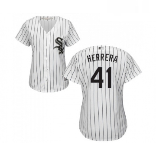 Womens Chicago White Sox 41 Kelvin Herrera Replica White Home Cool Base Baseball Jersey Womens Chicago White Sox 41 Kelvin Herrera Replica White Home Cool Base Baseball Jersey