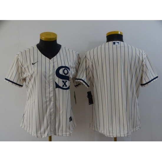 Women's Chicago White Sox Blank Cream 2021 Field of Dreams Jersey Women's Chicago White Sox Blank Cream 2021 Field of Dreams Jersey