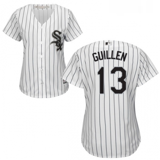 Womens Majestic Chicago White Sox 13 Ozzie Guillen Replica White Home Cool Base MLB Jersey Womens Majestic Chicago White Sox 13 Ozzie Guillen Replica White Home Cool Base MLB Jersey