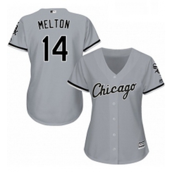 Womens Majestic Chicago White Sox 14 Bill Melton Replica Grey Road Cool Base MLB Jersey Womens Majestic Chicago White Sox 14 Bill Melton Replica Grey Road Cool Base MLB Jersey