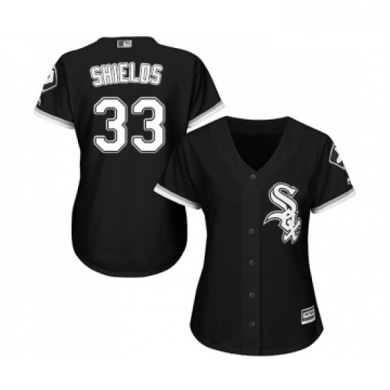 Womens Majestic Chicago White Sox 33 James Shields Replica Black Alternate Home Cool Base MLB Jerseys Womens Majestic Chicago White Sox 33 James Shields Replica Black Alternate Home Cool Base MLB Jerseys