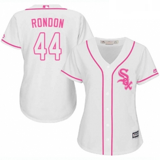 Womens Majestic Chicago White Sox 44 Bruce Rondon Replica White Fashion Cool Base MLB Jersey Womens Majestic Chicago White Sox 44 Bruce Rondon Replica White Fashion Cool Base MLB Jersey