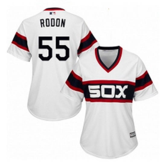 Womens Majestic Chicago White Sox 55 Carlos Rodon Replica White 2013 Alternate Home Cool Base MLB Jersey Womens Majestic Chicago White Sox 55 Carlos Rodon Replica White 2013 Alternate Home Cool Base MLB Jersey