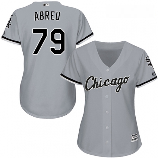 Womens Majestic Chicago White Sox 79 Jose Abreu Replica Grey Road Cool Base MLB Jersey Womens Majestic Chicago White Sox 79 Jose Abreu Replica Grey Road Cool Base MLB Jersey