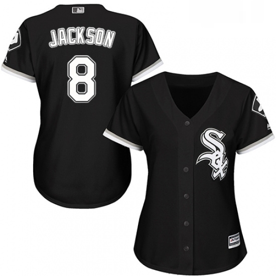 Womens Majestic Chicago White Sox 8 Bo Jackson Authentic Black Alternate Home Cool Base MLB Jersey Womens Majestic Chicago White Sox 8 Bo Jackson Authentic Black Alternate Home Cool Base MLB Jersey