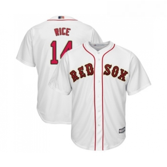 Youth Boston Red Sox 14 Jim Rice Authentic White 2019 Gold Program Cool Base Baseball Jersey Youth Boston Red Sox 14 Jim Rice Authentic White 2019 Gold Program Cool Base Baseball Jersey