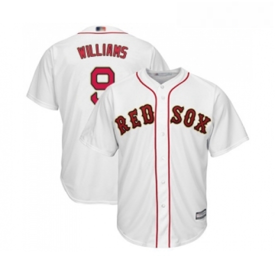 Youth Boston Red Sox 9 Ted Williams Authentic White 2019 Gold Program Cool Base Baseball Jersey Youth Boston Red Sox 9 Ted Williams Authentic White 2019 Gold Program Cool Base Baseball Jersey