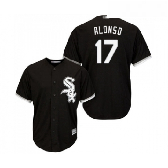 Youth Chicago White Sox 17 Yonder Alonso Replica Black Alternate Home Cool Base Baseball Jersey Youth Chicago White Sox 17 Yonder Alonso Replica Black Alternate Home Cool Base Baseball Jersey