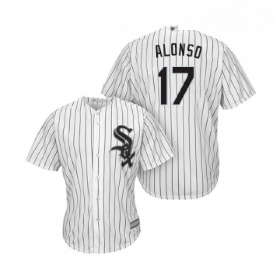 Youth Chicago White Sox 17 Yonder Alonso Replica White Home Cool Base Baseball Jersey Youth Chicago White Sox 17 Yonder Alonso Replica White Home Cool Base Baseball Jersey