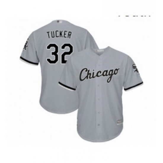 Youth Chicago White Sox 32 Preston Tucker Replica Grey Road Cool Base Baseball Jersey Youth Chicago White Sox 32 Preston Tucker Replica Grey Road Cool Base Baseball Jersey