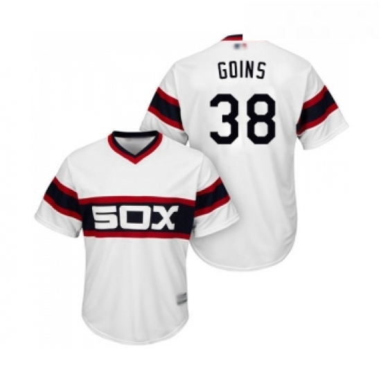 Youth Chicago White Sox 38 Ryan Goins Replica White 2013 Alternate Home Cool Base Baseball Jersey Youth Chicago White Sox 38 Ryan Goins Replica White 2013 Alternate Home Cool Base Baseball Jersey