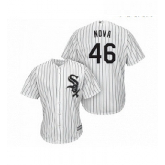 Youth Chicago White Sox 46 Ivan Nova Replica White Home Cool Base Baseball Jersey Youth Chicago White Sox 46 Ivan Nova Replica White Home Cool Base Baseball Jersey