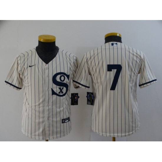 Youth Chicago White Sox #7 Tim Anderson Cream 2021 Field of Dreams Jersey Youth Chicago White Sox #7 Tim Anderson Cream 2021 Field of Dreams Jersey