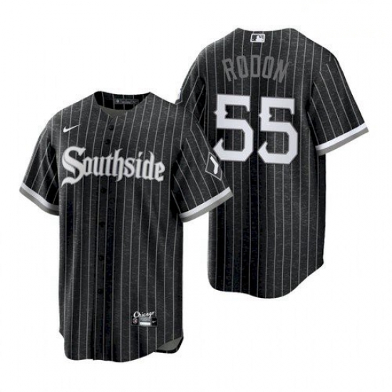 Youth Chicago White Sox Southside Carlos Rodon Black 2021 Replica Jersey Youth Chicago White Sox Southside Carlos Rodon Black 2021 Replica Jersey