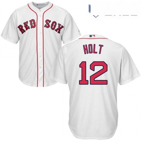 Youth Majestic Boston Red Sox 12 Brock Holt Authentic White Home Cool Base MLB Jersey Youth Majestic Boston Red Sox 12 Brock Holt Authentic White Home Cool Base MLB Jersey