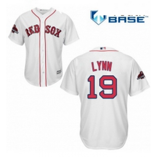 Youth Majestic Boston Red Sox 19 Fred Lynn Authentic White Home Cool Base 2018 World Series Champions MLB Jersey Youth Majestic Boston Red Sox 19 Fred Lynn Authentic White Home Cool Base 2018 World Series Champions MLB Jersey