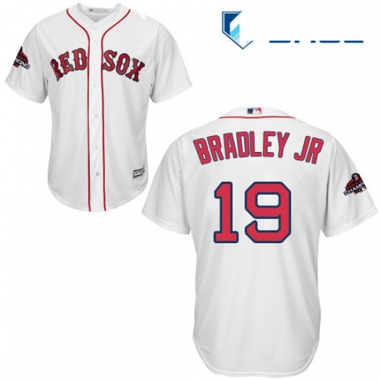 Youth Majestic Boston Red Sox 19 Jackie Bradley Jr Authentic White Home Cool Base 2018 World Series Champions MLB Jersey Youth Majestic Boston Red Sox 19 Jackie Bradley Jr Authentic White Home Cool Base 2018 World Series Champions MLB Jersey