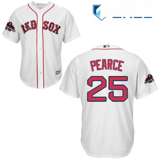 Youth Majestic Boston Red Sox 25 Steve Pearce Authentic White Home Cool Base 2018 World Series Champions MLB Jersey Youth Majestic Boston Red Sox 25 Steve Pearce Authentic White Home Cool Base 2018 World Series Champions MLB Jersey