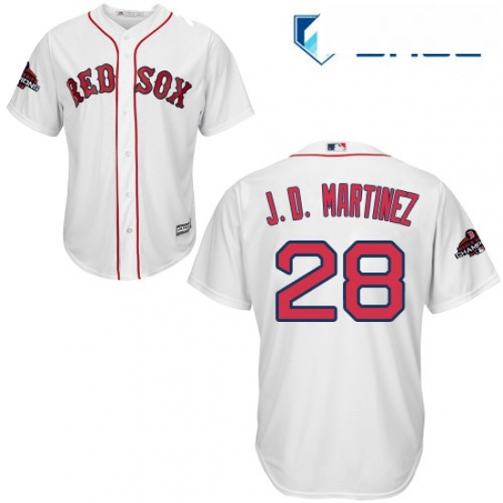 Youth Majestic Boston Red Sox 28 J D Martinez Authentic White Home Cool Base 2018 World Series Champions MLB Jerse Youth Majestic Boston Red Sox 28 J D Martinez Authentic White Home Cool Base 2018 World Series Champions MLB Jerse