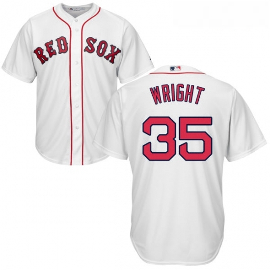 Youth Majestic Boston Red Sox 35 Steven Wright Replica White Home Cool Base MLB Jersey Youth Majestic Boston Red Sox 35 Steven Wright Replica White Home Cool Base MLB Jersey