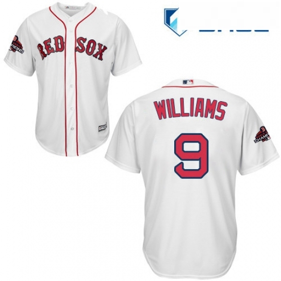 Youth Majestic Boston Red Sox 9 Ted Williams Authentic White Home Cool Base 2018 World Series Champions MLB Jersey Youth Majestic Boston Red Sox 9 Ted Williams Authentic White Home Cool Base 2018 World Series Champions MLB Jersey