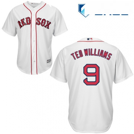 Youth Majestic Boston Red Sox 9 Ted Williams Authentic White Home Cool Base MLB Jersey Youth Majestic Boston Red Sox 9 Ted Williams Authentic White Home Cool Base MLB Jersey