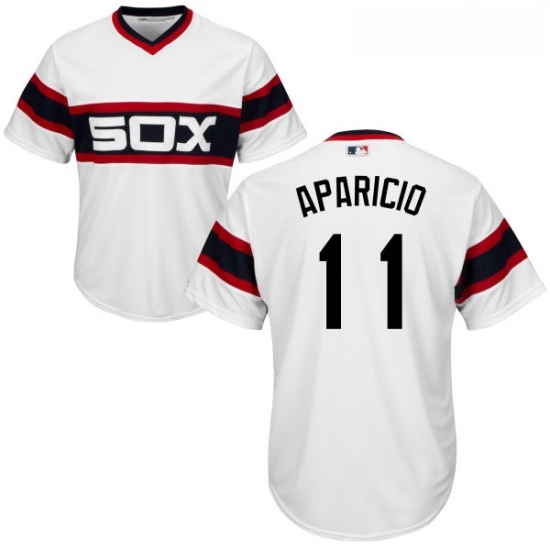 Youth Majestic Chicago White Sox 11 Luis Aparicio Authentic White 2013 Alternate Home Cool Base MLB Jersey Youth Majestic Chicago White Sox 11 Luis Aparicio Authentic White 2013 Alternate Home Cool Base MLB Jersey