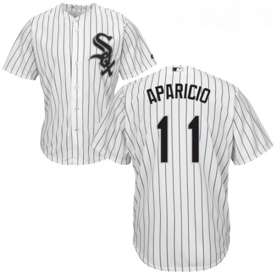 Youth Majestic Chicago White Sox 11 Luis Aparicio Authentic White Home Cool Base MLB Jersey Youth Majestic Chicago White Sox 11 Luis Aparicio Authentic White Home Cool Base MLB Jersey