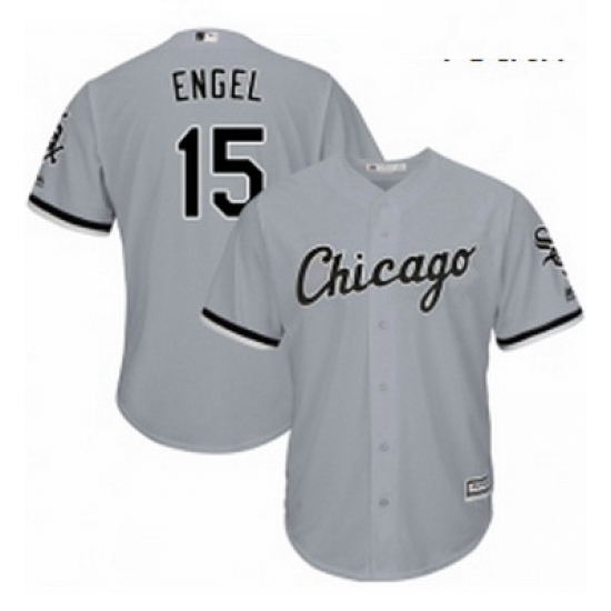 Youth Majestic Chicago White Sox 15 Adam Engel Replica Grey Road Cool Base MLB Jersey Youth Majestic Chicago White Sox 15 Adam Engel Replica Grey Road Cool Base MLB Jersey