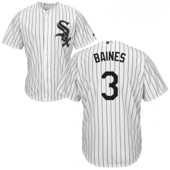 Youth Majestic Chicago White Sox 3 Harold Baines Replica White Home Cool Base MLB Jersey Youth Majestic Chicago White Sox 3 Harold Baines Replica White Home Cool Base MLB Jersey