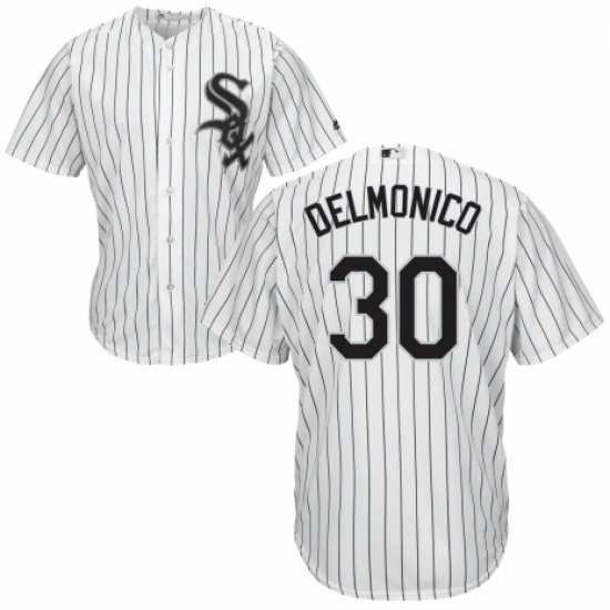 Youth Majestic Chicago White Sox 30 Nicky Delmonico Authentic White Home Cool Base MLB Jersey Youth Majestic Chicago White Sox 30 Nicky Delmonico Authentic White Home Cool Base MLB Jersey