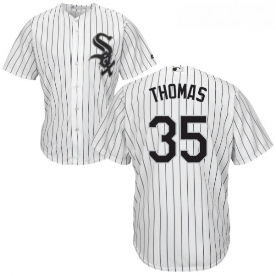 Youth Majestic Chicago White Sox 35 Frank Thomas Replica White Home Cool Base MLB Jersey Youth Majestic Chicago White Sox 35 Frank Thomas Replica White Home Cool Base MLB Jersey