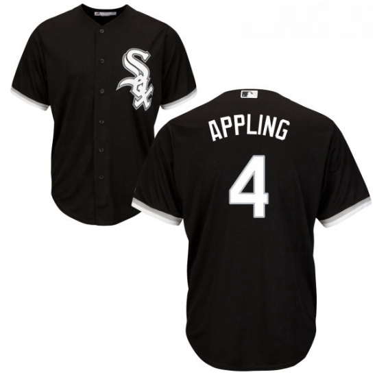 Youth Majestic Chicago White Sox 4 Luke Appling Replica Black Alternate Home Cool Base MLB Jersey Youth Majestic Chicago White Sox 4 Luke Appling Replica Black Alternate Home Cool Base MLB Jersey