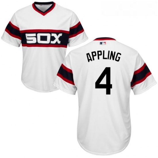 Youth Majestic Chicago White Sox 4 Luke Appling Replica White 2013 Alternate Home Cool Base MLB Jersey Youth Majestic Chicago White Sox 4 Luke Appling Replica White 2013 Alternate Home Cool Base MLB Jersey