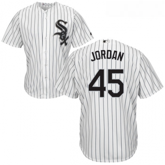 Youth Majestic Chicago White Sox 45 Michael Jordan Replica White Home Cool Base MLB Jersey Youth Majestic Chicago White Sox 45 Michael Jordan Replica White Home Cool Base MLB Jersey