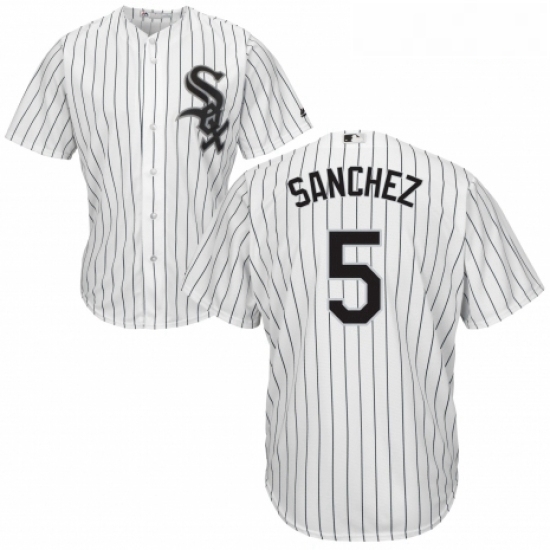 Youth Majestic Chicago White Sox 5 Yolmer Sanchez Replica White Home Cool Base MLB Jersey Youth Majestic Chicago White Sox 5 Yolmer Sanchez Replica White Home Cool Base MLB Jersey