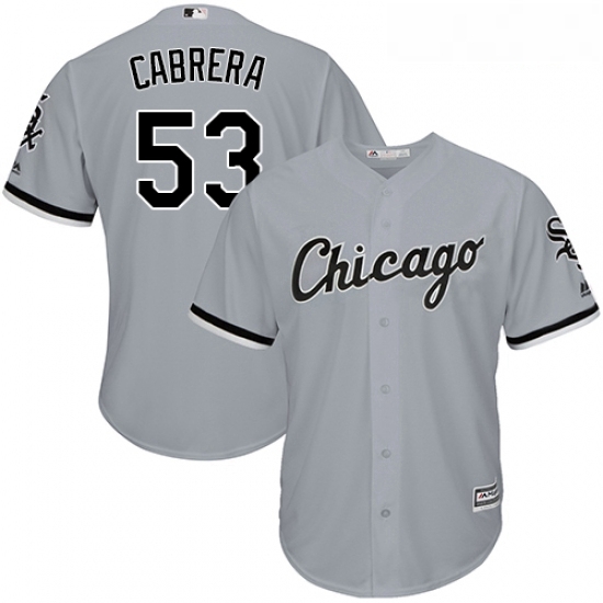 Youth Majestic Chicago White Sox 53 Melky Cabrera Authentic Grey Road Cool Base MLB Jersey Youth Majestic Chicago White Sox 53 Melky Cabrera Authentic Grey Road Cool Base MLB Jersey