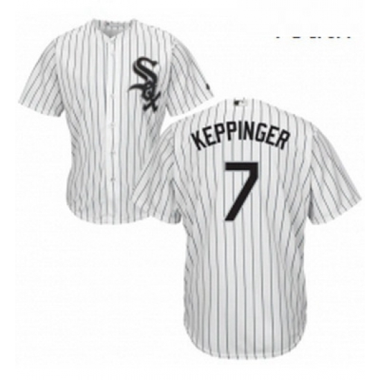 Youth Majestic Chicago White Sox 7 Jeff Keppinger Replica White Home Cool Base MLB Jersey Youth Majestic Chicago White Sox 7 Jeff Keppinger Replica White Home Cool Base MLB Jersey