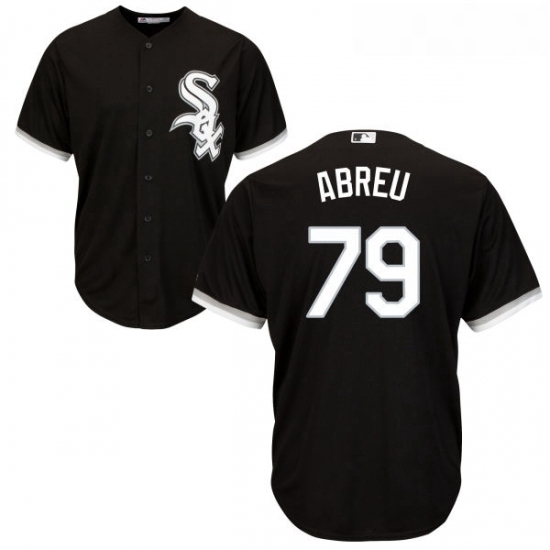 Youth Majestic Chicago White Sox 79 Jose Abreu Replica Black Alternate Home Cool Base MLB Jersey Youth Majestic Chicago White Sox 79 Jose Abreu Replica Black Alternate Home Cool Base MLB Jersey