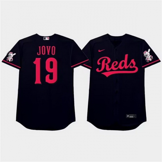 Men Cincinnati Reds 19 Joey Votto 2021 Black Stitched Baseball Jersey Men Cincinnati Reds 19 Joey Votto 2021 Black Stitched Baseball Jersey