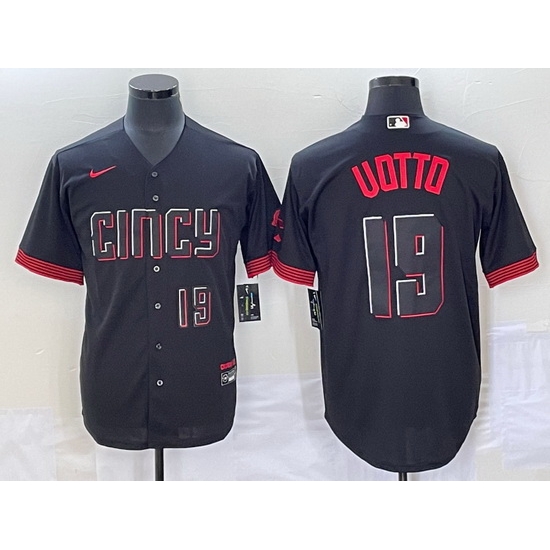 Men Cincinnati Reds 19 Joey Votto 2023 City Connect Cool Base With Patch Stitched Baseball Jersey Men Cincinnati Reds 19 Joey Votto 2023 City Connect Cool Base With Patch Stitched Baseball Jersey